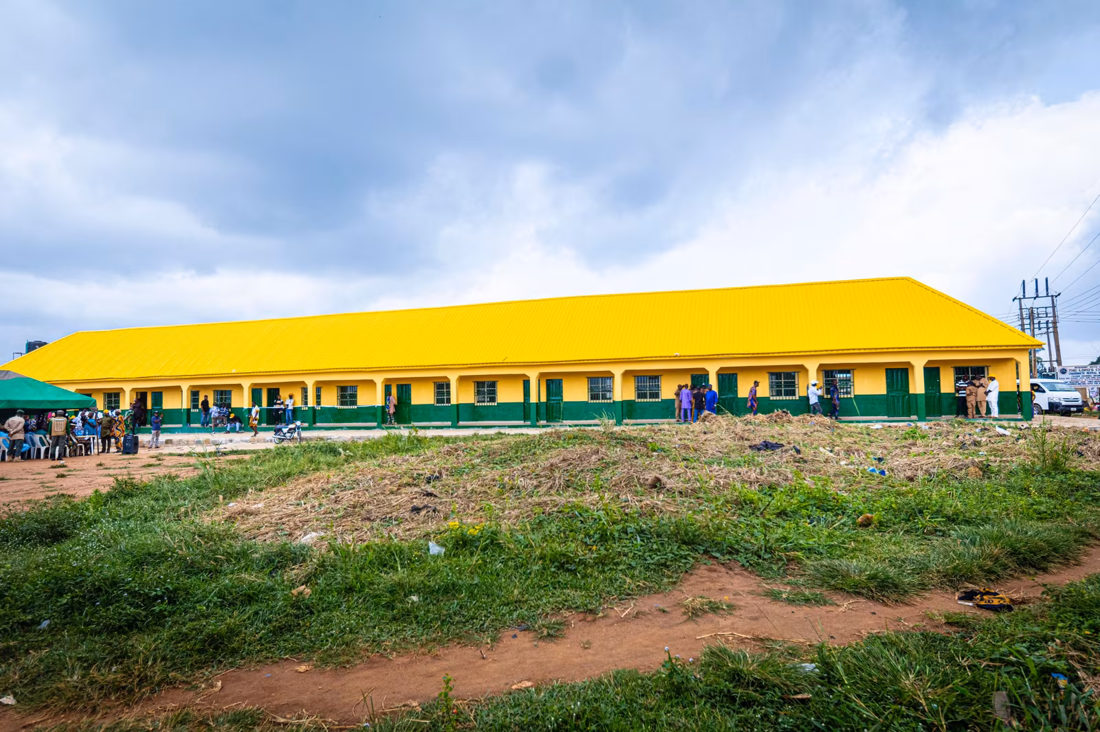 block of classrooms at Ketu Adiowe Pri